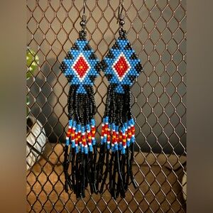 Handmade beaded earrings
